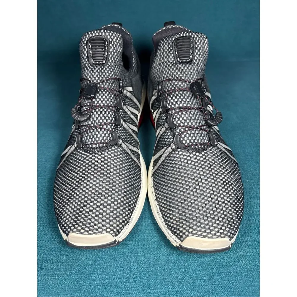 Nike Shox Gravity Metallic Silver Red Men's Running Shoes Size 13 AR1999-006 Gym